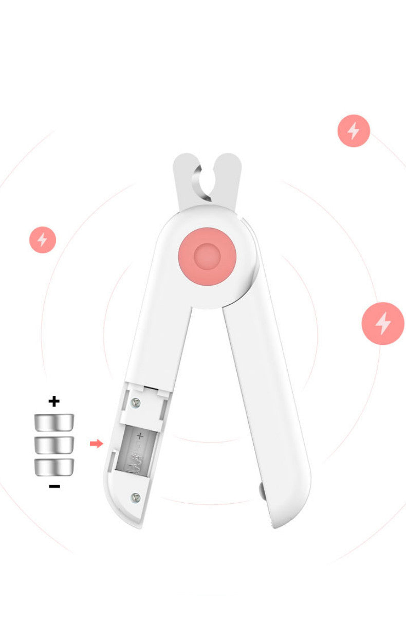 LED Pet Nail Clippers with Precision Light
