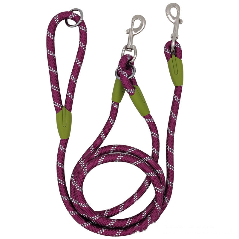 Durable Nylon Round Dog Leash for Everyday Adventures