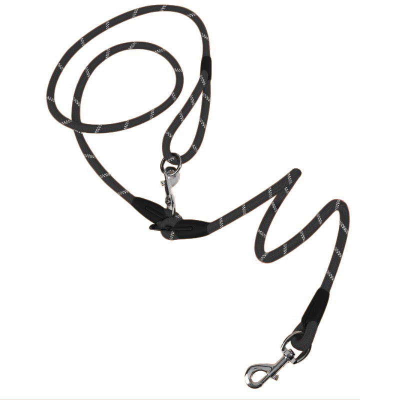 Durable Nylon Round Dog Leash for Everyday Adventures